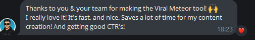 User Feedback